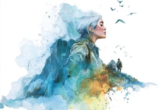 paint watercolor illustration and watercolor art