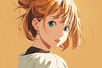 draw anime illustrations for you