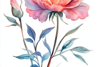create a beautiful vintage botanical illustration