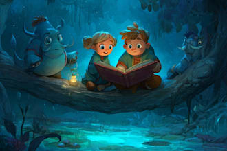 create unique and awesome children story book