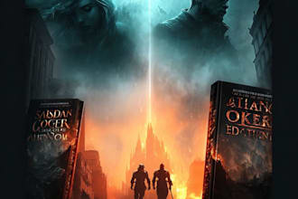 design fantasy, sci fi, horror and dystopian book cover art