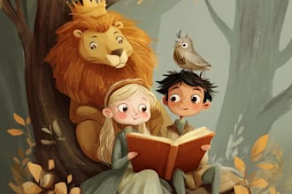 children story book illustration children story book