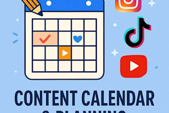 create content ideas and schedule posts to grow your social media