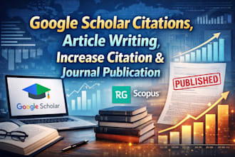 google scholar citations article writing increase citation journal publication