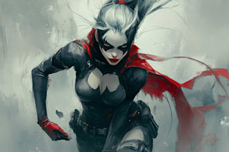 superhero character for comics