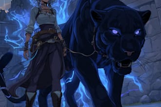 fantasy dnd character illustration