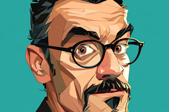 design vector cartoon portrait