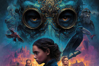 design fantasy, sci fi, horror and dystopian book cover art