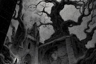 design terrifying fantasy horror characters and creatures