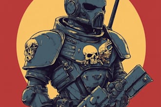 draw warhammer, warhammer painting, miniature painting, 40k
