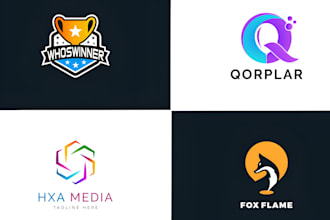 create a modern unique business logo design with free gift