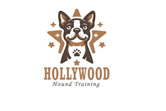 design high dog training mascot logo with unlimited revision