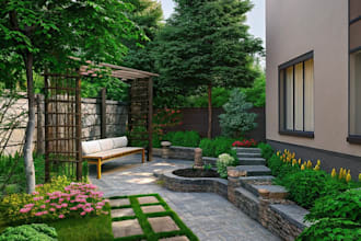 do landscape designing home garden high quality renderings