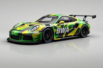 wrap design livery racing car and itasha design car