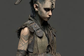 draw fantasy horror characters, creatures