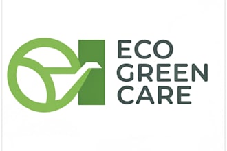 do eco friendly landscape and lawn care service logo design