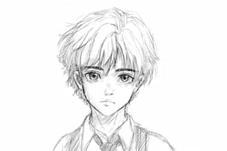sketch you anime sketch art