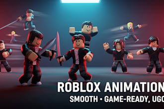 create roblox animations for games, cutscenes and ugc, roblox rig