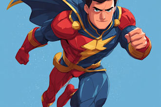 make superhero comic superhero character marvel dc style