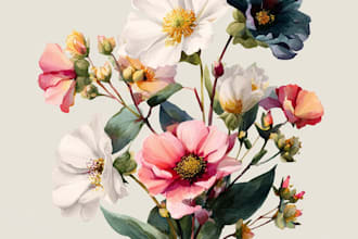 make a fabulous botanical fruit plant illustration