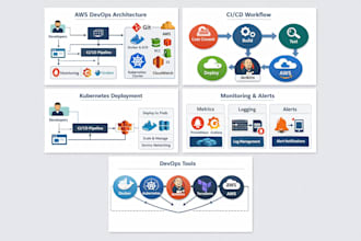 provide devops services using AWS docker kubernetes ci cd