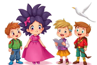 kids character design for books and brands