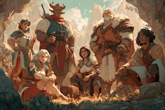 dnd character art and dnd character art