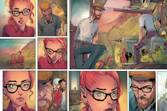create comic book art