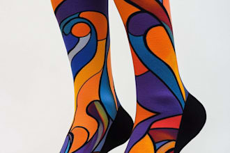 design custom and unique socks design