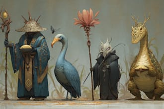 draw cool or cute monster fantasy creatures