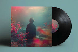 design music album cover , single or mixtape artwork