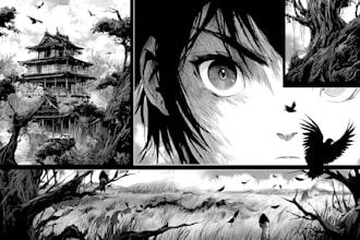 comic manga illustration manga character manga illustration