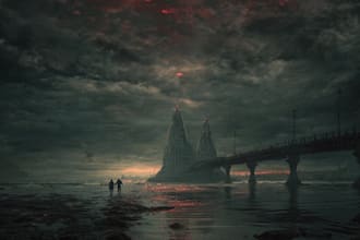 design fantasy, sci fi, horror and dystopian book cover art