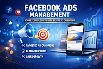 setup and manage facebook ads advertising marketing campaign, fb or meta