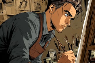 do your flats colors for your comic book