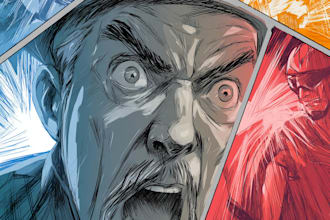 create your comic book page and illustration