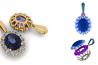 design custom pendants and jewelry in 3d for production