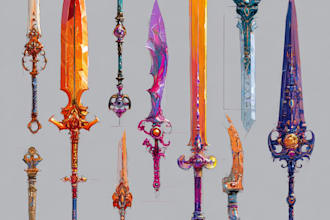 creat your prop or fantasy weapon designs