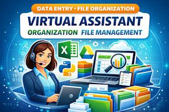file organization virtual assistant organization file management data entry file