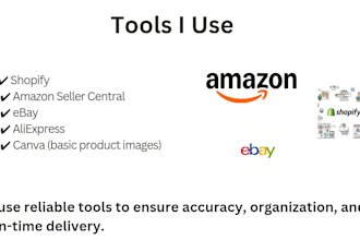 handle product listing order processing and customer support