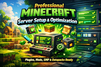 setup and optimize a professional minecraft server with plugins