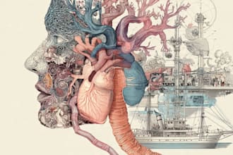 draw detailed medical illustrations