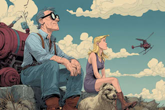comic book illustration with comic book illustrator