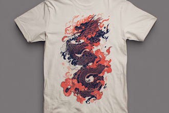 design a creative graphic t shirt design