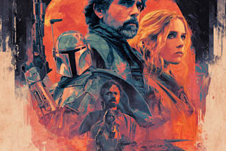 draw a star wars custom illustration or fan art