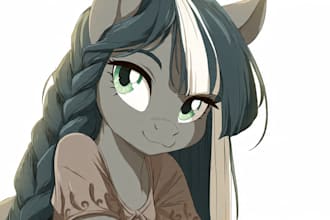 draw your pony oc, fav mlp character or ponify a character