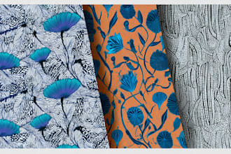 design custom seamless pattern design for kids wear
