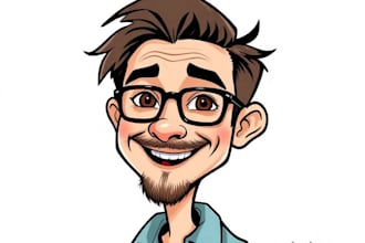 draw caricature avatar portrait cartoon