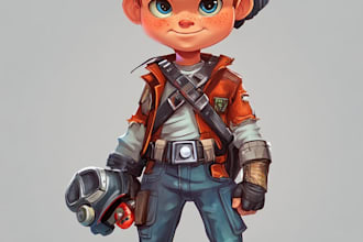 design professional characters for 2d games in unity