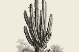 create vintage botanical, mystic illustration for you